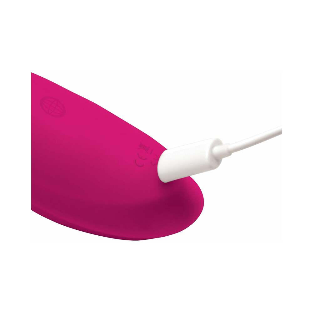 Pipedream Ultimate Rabbits No. 2 Rechargeable Silicone Dual Stimulation Vibrator Fuchsia - Fantasies Boutique