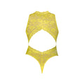 Magic Silk Daffodil Dreams Teddy with Snap Crotch Yellow L/XL