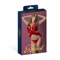 Magic Silk Rush Merry Widow & Panty Set Red L/XL