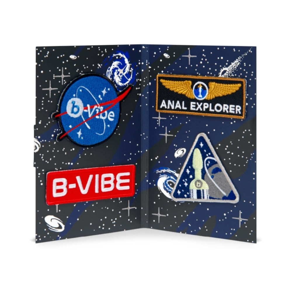 b-Vibe Limited Edition 10-Piece Asstronaut Glow-in-the-Dark Butt Play Set - Fantasies Boutique