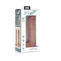 Curve Toys Jock Dual Density 9 in. Silicone Dildo with Balls & Suction Cup Light - Fantasies Boutique
