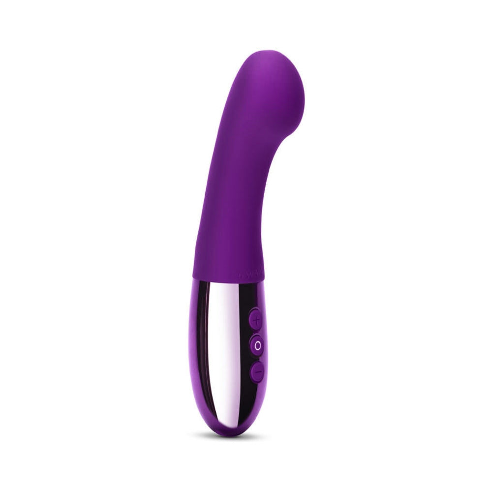 Le Wand Gee Rechargeable Silicone G-Spot Targeting Vibrator Dark Cherry - Fantasies Boutique