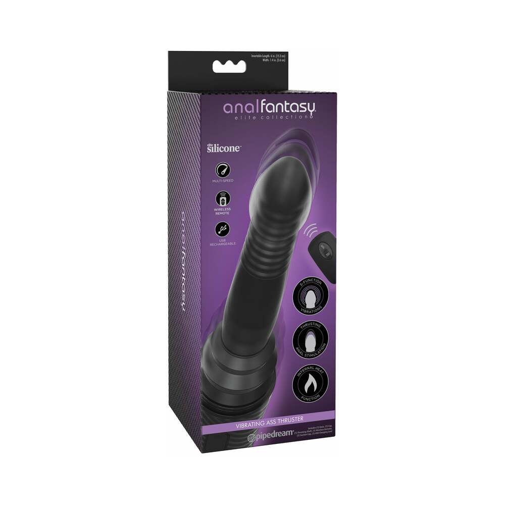 Pipedream Anal Fantasy Elite Collection Vibrating Ass Thruster Black - Fantasies Boutique