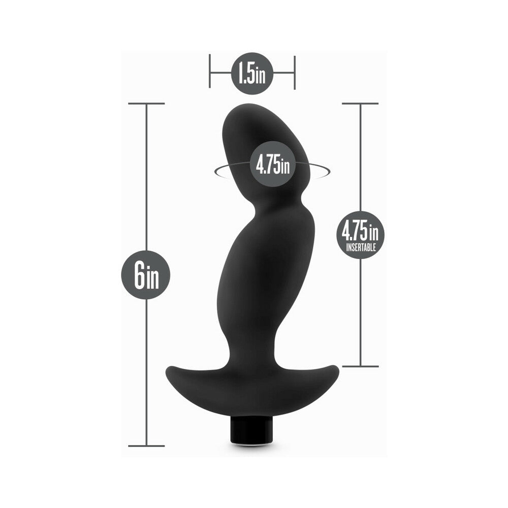 Anal Adventures Platinum Silicone Rechargeable Vibrating Prostate Massager 04 - Fantasies Boutique