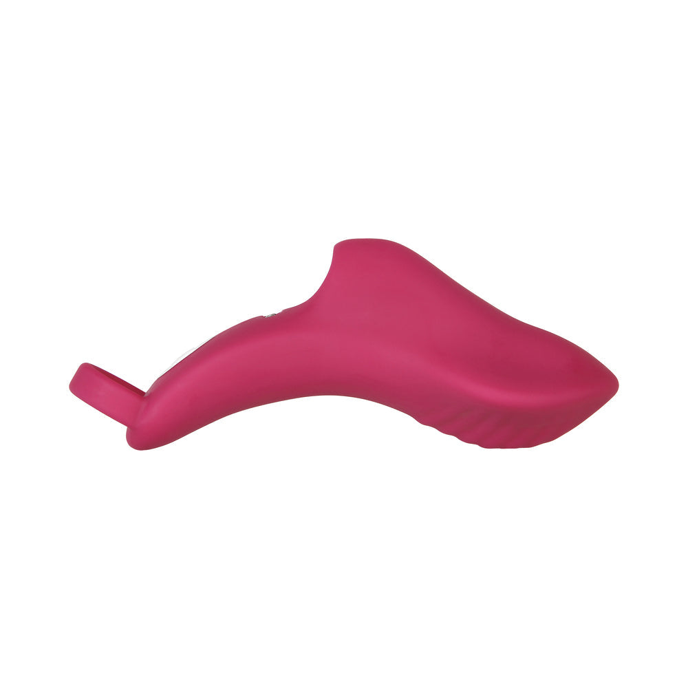 Evolved Frisky Finger Rechargeable Silicone Finger Vibrator Burgundy - Fantasies Boutique