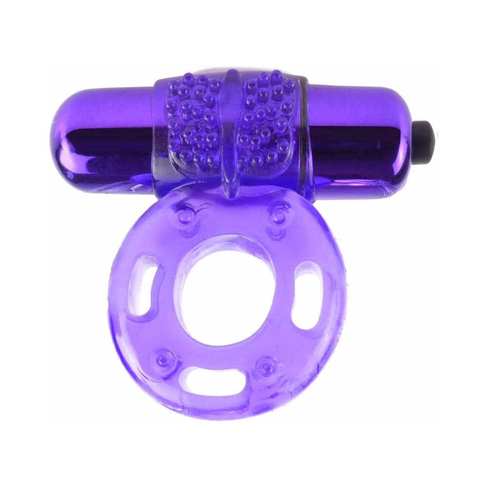 Fantasy C-Ringz Vibrating Super Ring Purple - Fantasies Boutique
