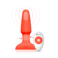 b-Vibe Rimming 2 Rotating and Vibrating Remote Control Plug Orange - Fantasies Boutique
