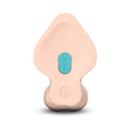 b-Vibe Slipskin Realistic Silicone Dildo 10 in. Curved Cream