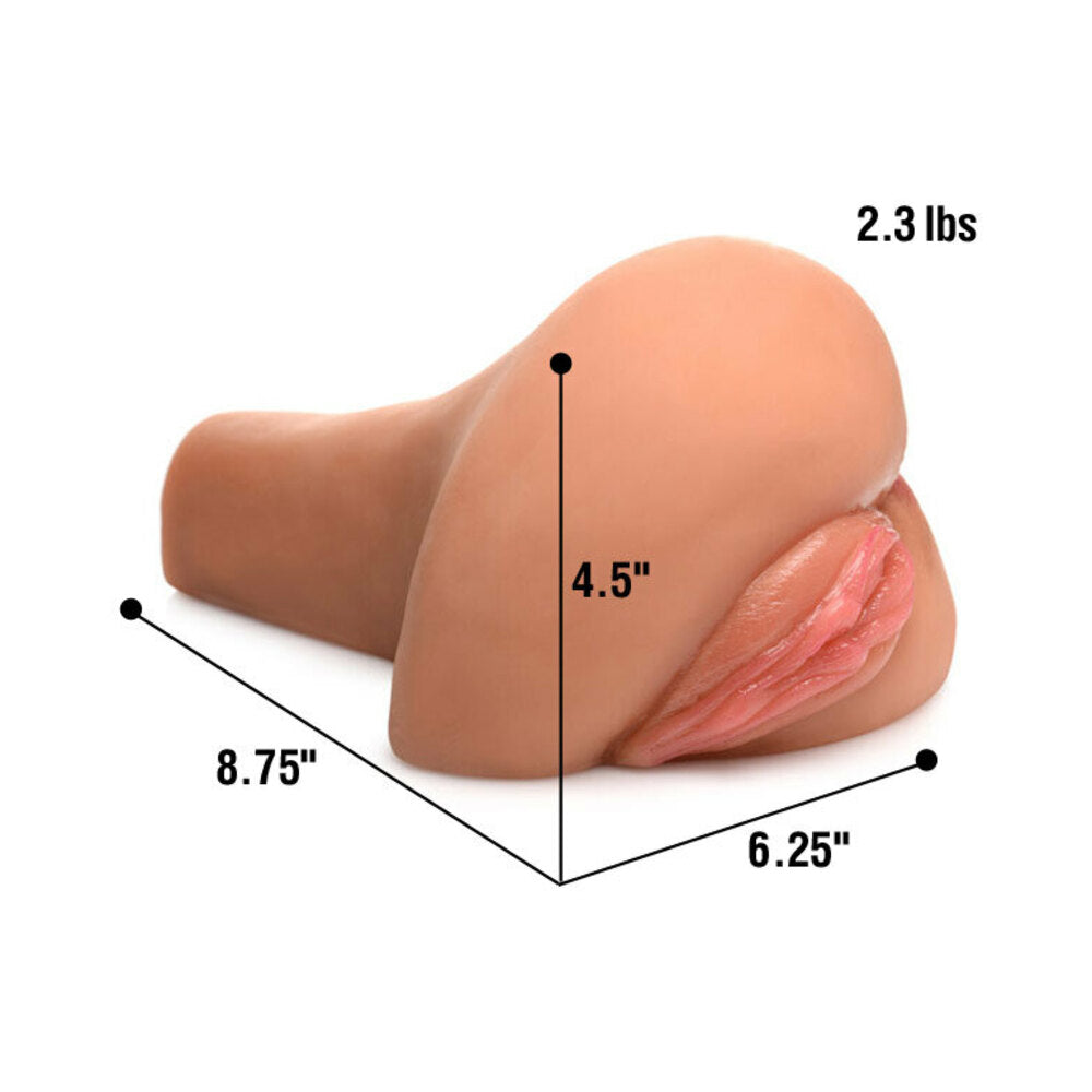 Curve Toys Mistress Juicy Mia Dual Entry Sidesaddle Masturbator Medium - Fantasies Boutique
