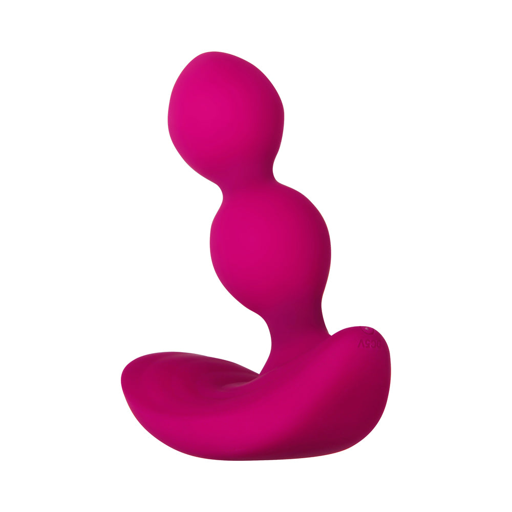 Zero Tolerance Bubble Butt Inflatable Vibrating Beaded Anal Plug Pink - Fantasies Boutique