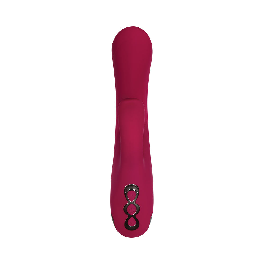 Evolved Red Dream Rechargeable Silicone Dual Stimulator - Fantasies Boutique
