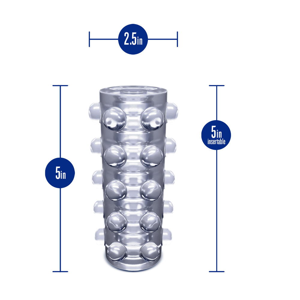 RIZE! Swich Glow in the Dark Self-Lubricating Stroker Clear - Fantasies Boutique