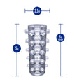 RIZE! Swich Glow in the Dark Self-Lubricating Stroker Clear - Fantasies Boutique