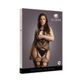 Le Desir Suspender Bodystocking Black Queen Size - Fantasies Boutique