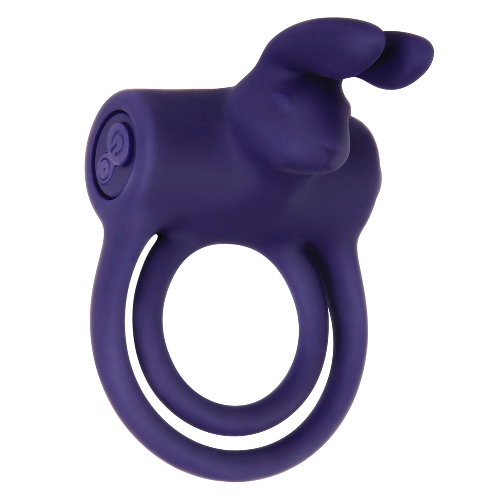A&E Recharge Remote Rabbit Cockring Pur - Fantasies Boutique