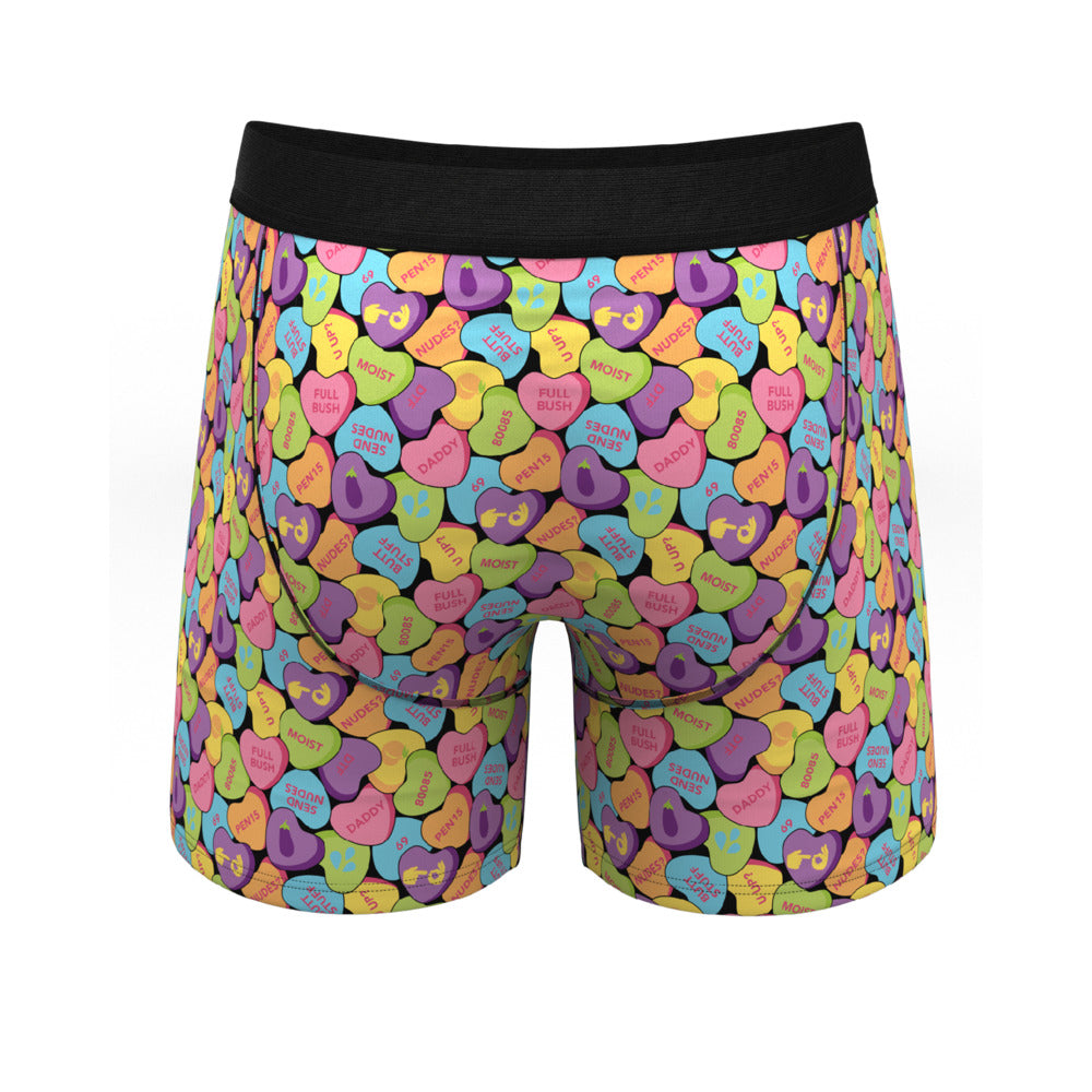 Shinesty The Candy Crush Candy Hearts Ball Hammock Pouch Underwear with Fly S