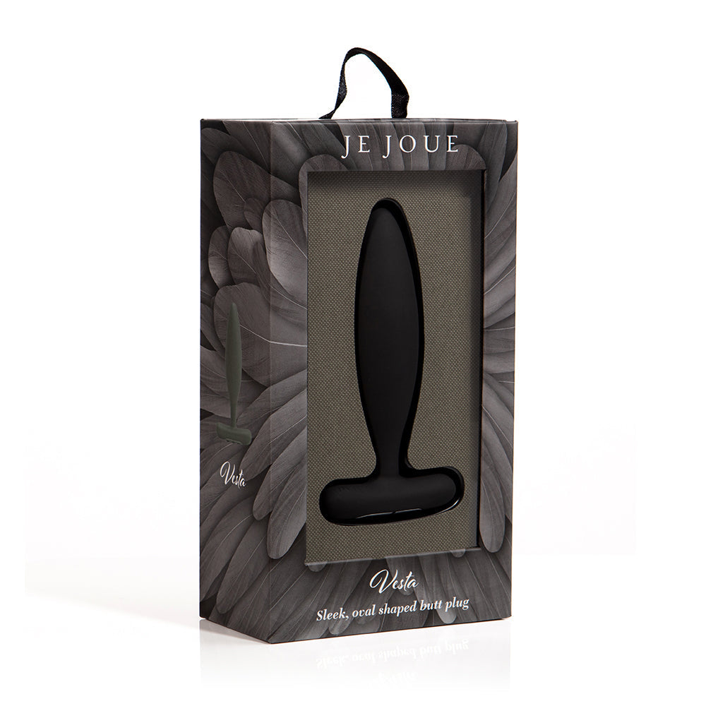Je Joue Vesta Vibrating Butt Plug Black - Fantasies Boutique