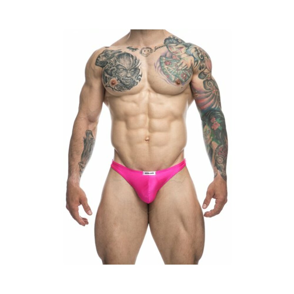 MaleBasics JUSTIN + SIMON Classic Tanga Pink 2XL - Fantasies Boutique