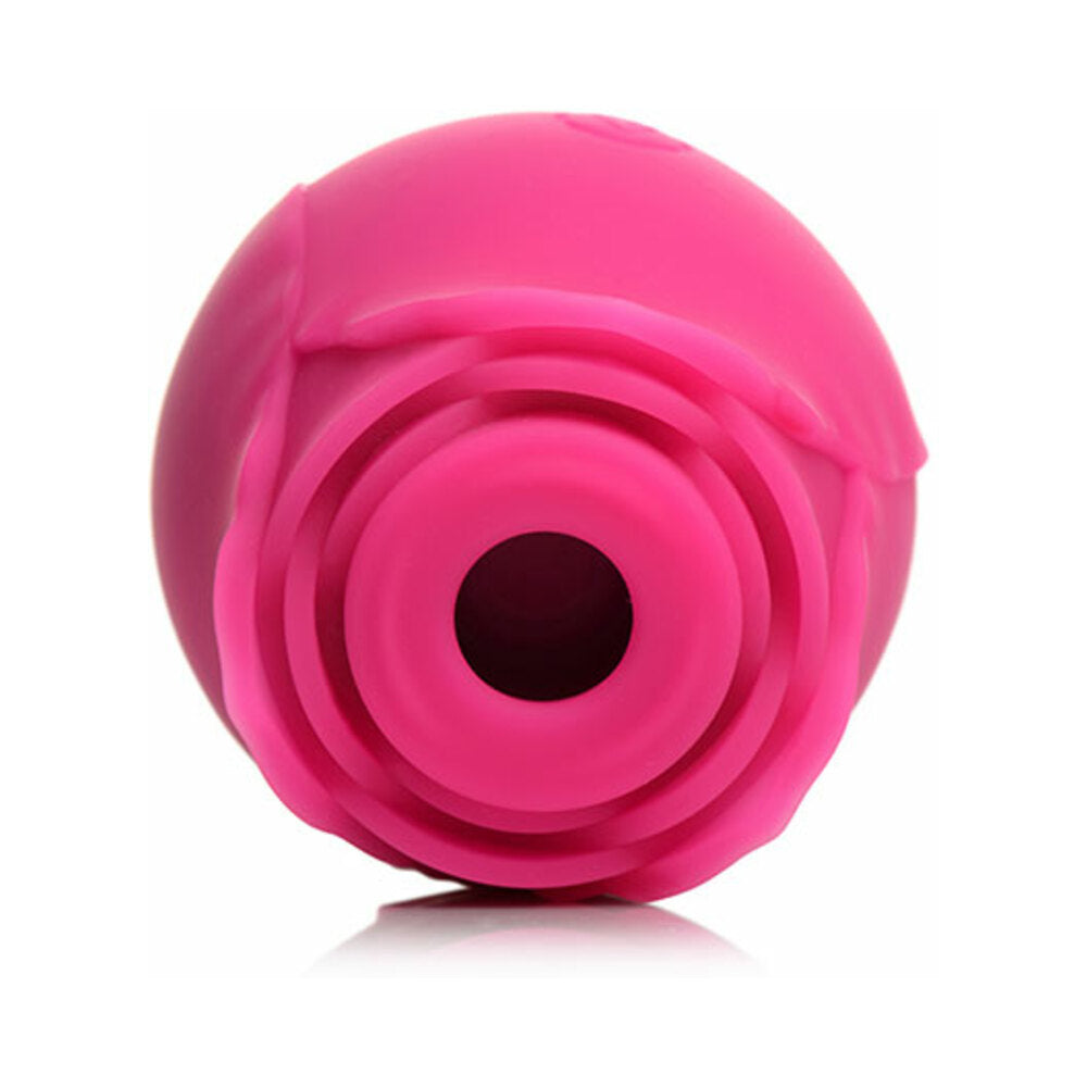 Curve Toys Gossip Cum Into Bloom Rechargeable Silicone Clitoral Stimulator Rose Crush Magenta - Fantasies Boutique