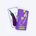 Emojibator Eggplant XL Emoji Vibrator - Fantasies Boutique