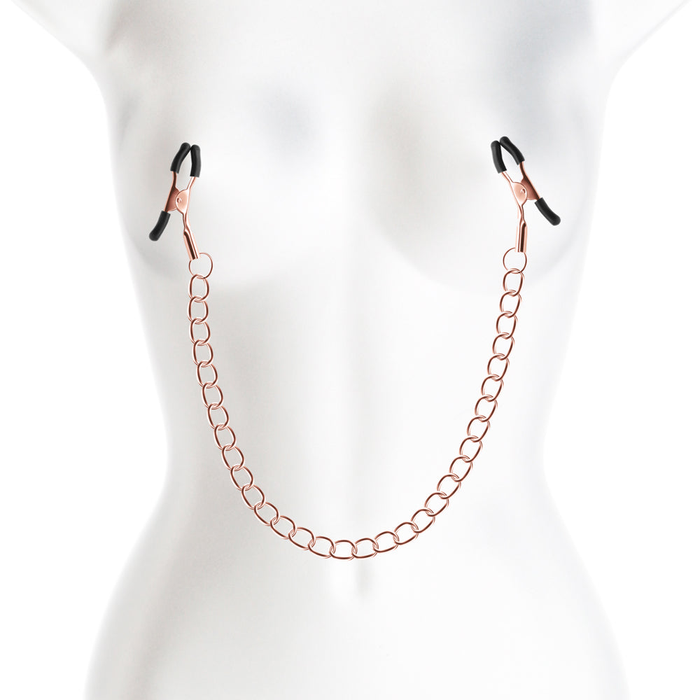 Bound Nipple Clamps DC2 Rose Gold - Fantasies Boutique