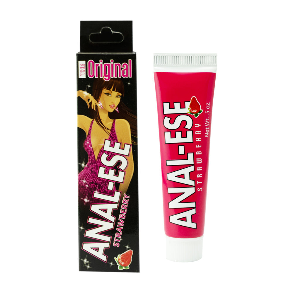 Anal-Ese Home Party Strawberry Desensitizing Cream 0.5 oz. - Fantasies Boutique