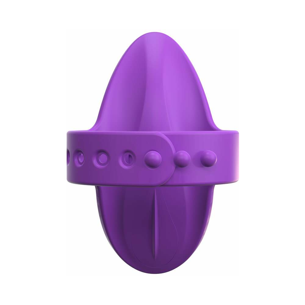 Fantasy For Her Rechargeable Adjustable Silicone Her Finger Vibe Purple - Fantasies Boutique