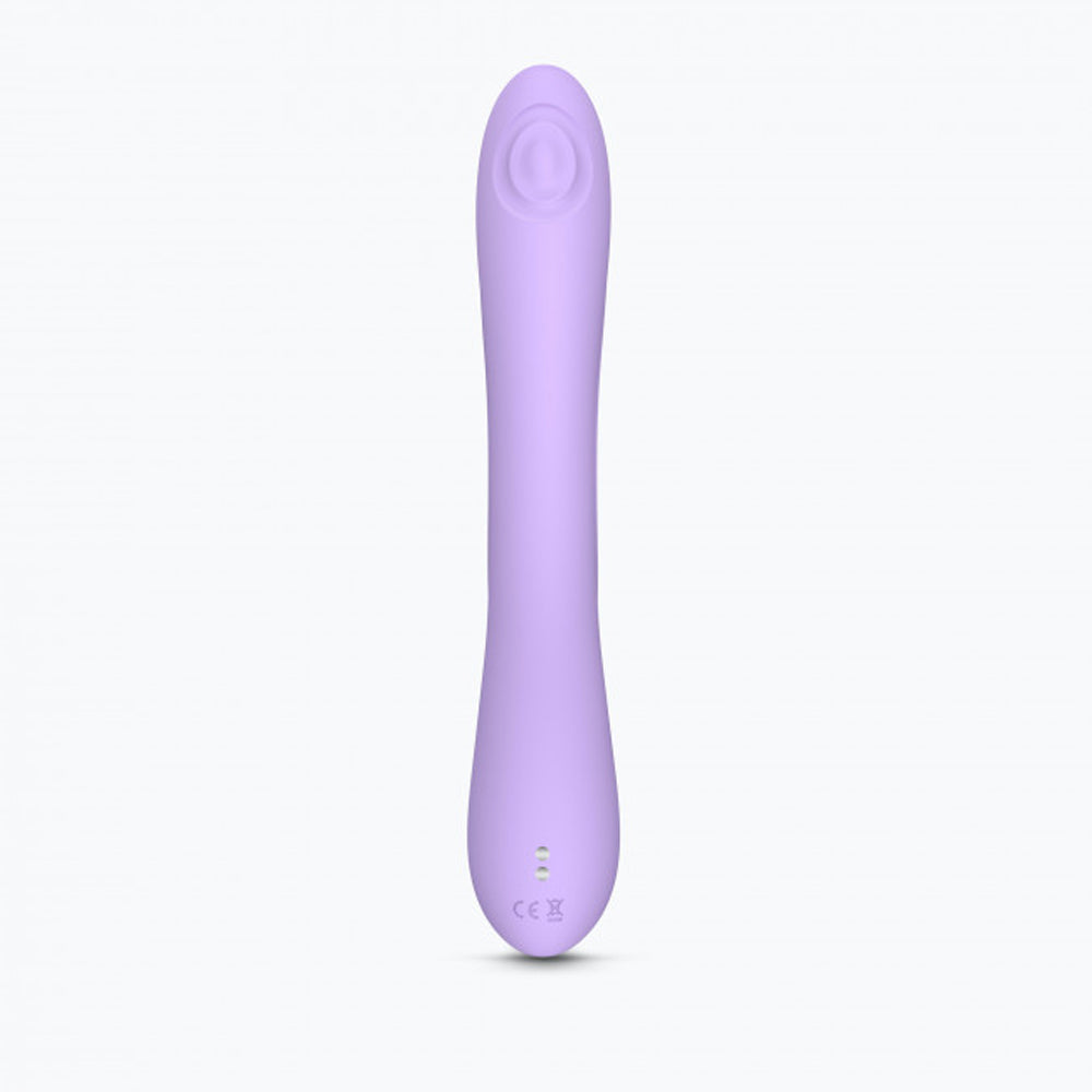 Love to Love Bunny & Clyde Rechargeable Tapping Rabbit Silicone Vibrator Viva Mauve - Fantasies Boutique