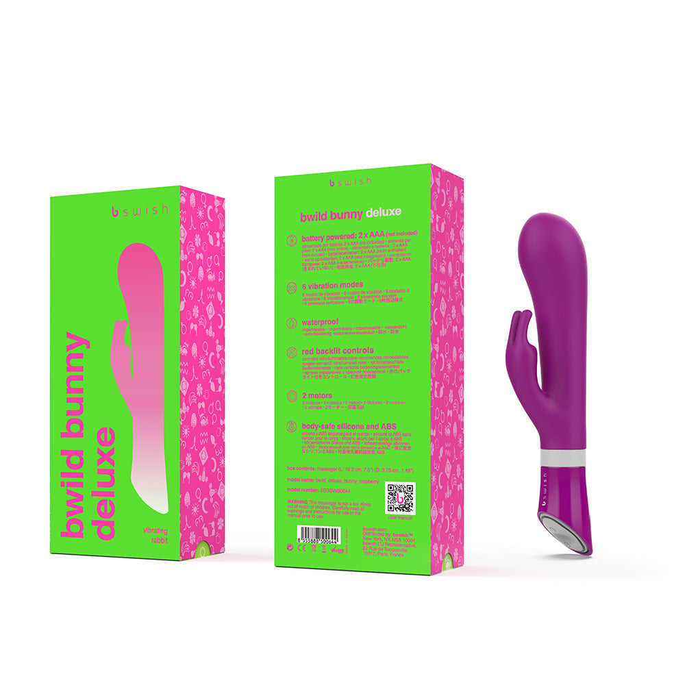 B Swish Bwild Deluxe Bunny Vibrator Raspberry - Fantasies Boutique