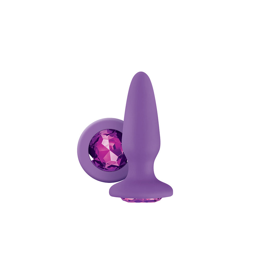 Glams Anal Plug Purple Gem - Fantasies Boutique