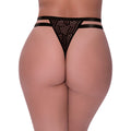 Magic Silk Rude Awakening Cheeky Panty Black Queen Size - Fantasies Boutique