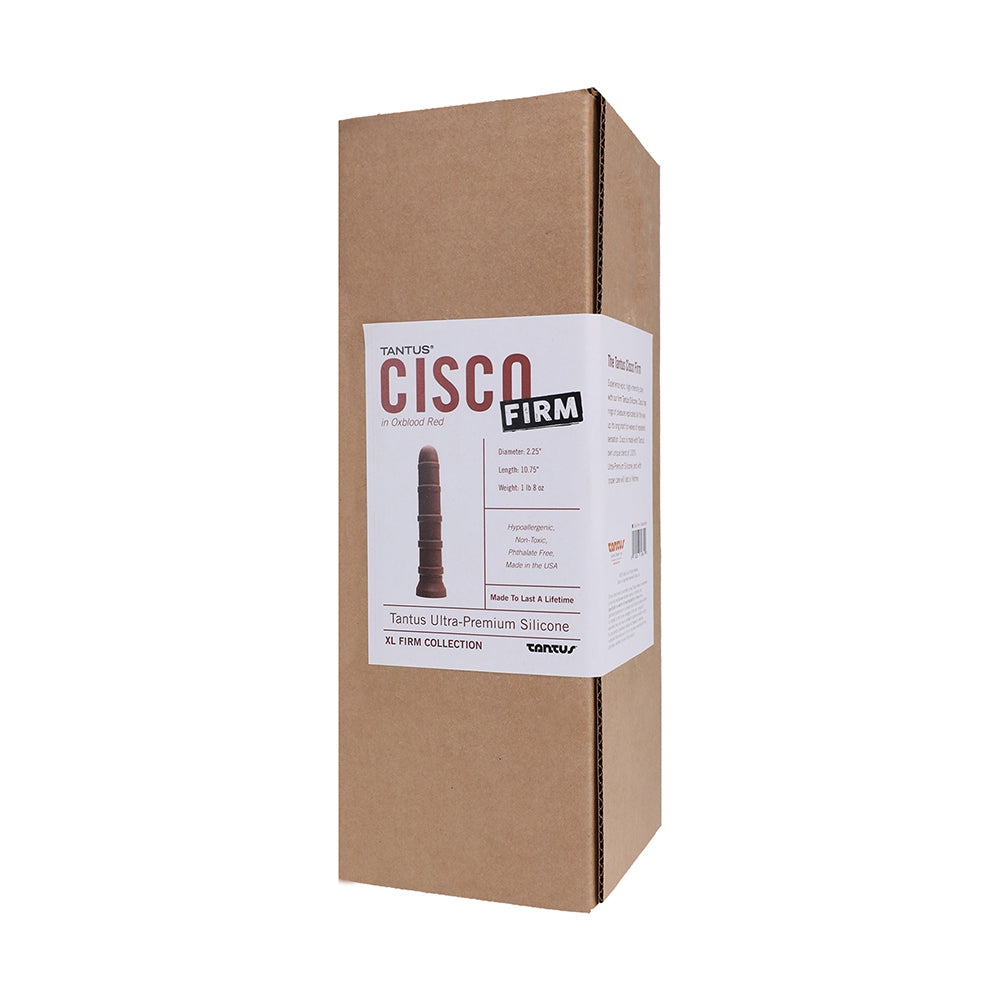 Tantus Cisco Firm Dildo Garnet (Box) - Fantasies Boutique