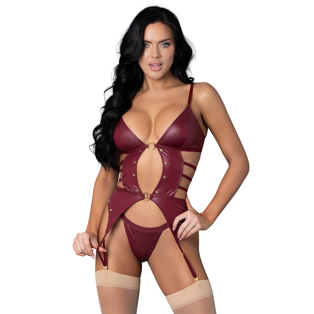 Lust Fetish Kira Burgundy S/M