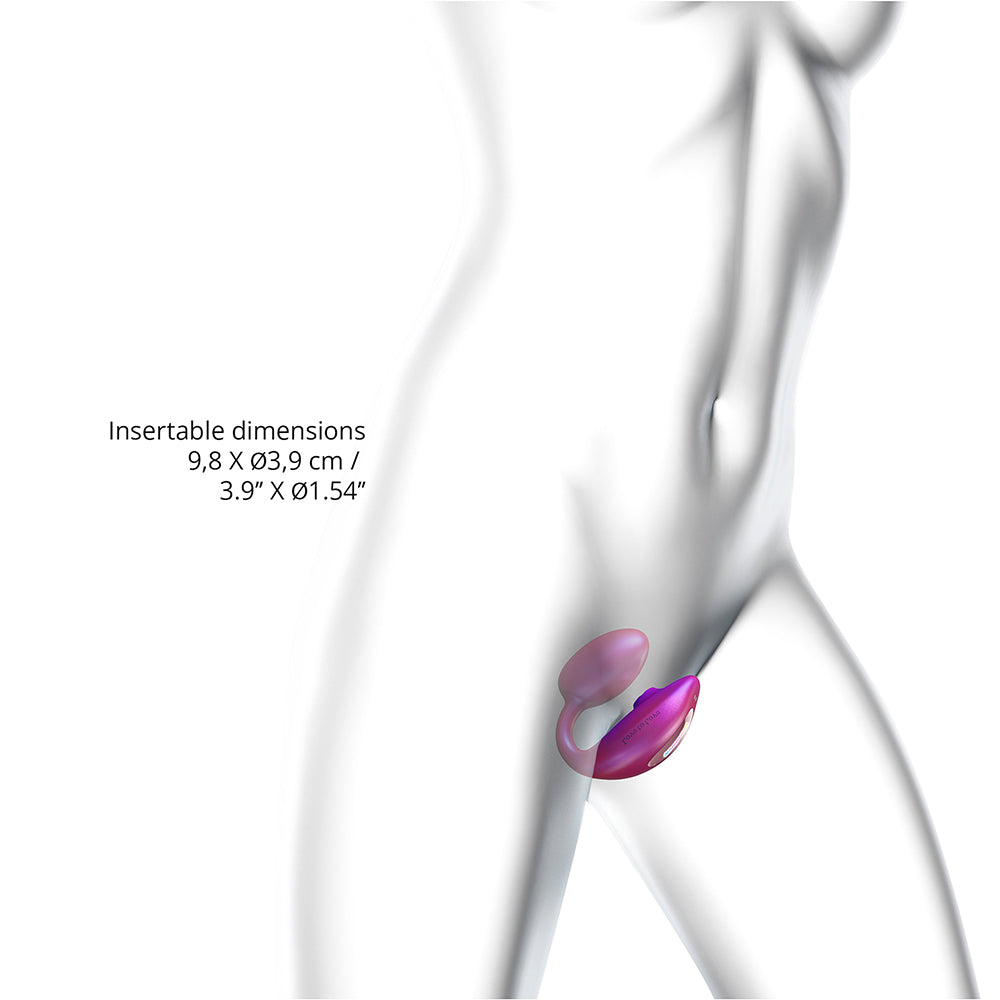 Love to Love Wonderlover with Remote Iridescent Berry - Fantasies Boutique