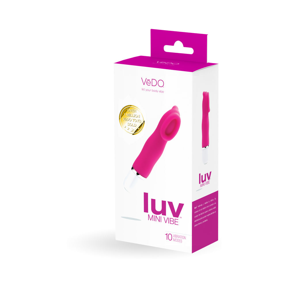 VeDO Luv Mini Vibe Hot In Bed Pink - Fantasies Boutique