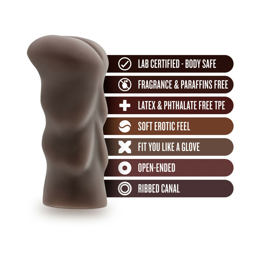 Hot Chocolate Nicole's Rear Anal Stroker Brown - Fantasies Boutique