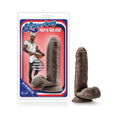 Loverboy Pierre The Chef Realistic 7 in. Dildo with Balls Brown - Fantasies Boutique