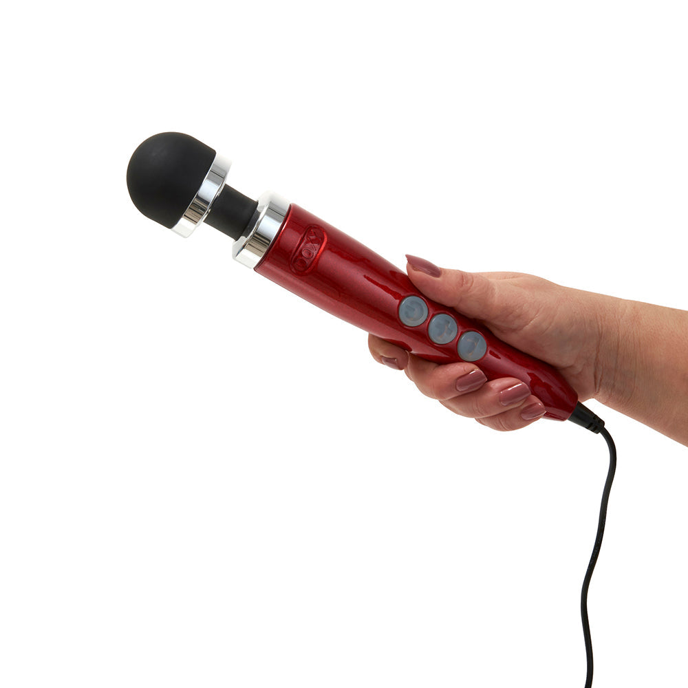 Doxy Die Cast 3 Compact Wand Vibrator Candy Red - Fantasies Boutique
