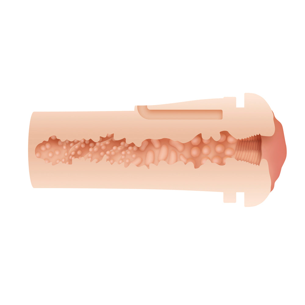 Zero Tolerance Pop On The Go Realistic Vagina Stroker Beige - Fantasies Boutique