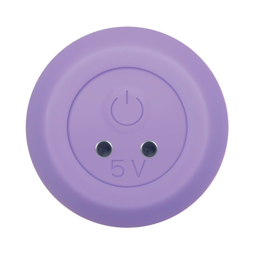 Gender X Bumpy Ride Rechargeable Flexible Silicone Beaded Vibrator Purple - Fantasies Boutique