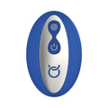 Forto Thumper Rechargeable Remote-Controlled Silicone Thumping Anal Vibrator Blue