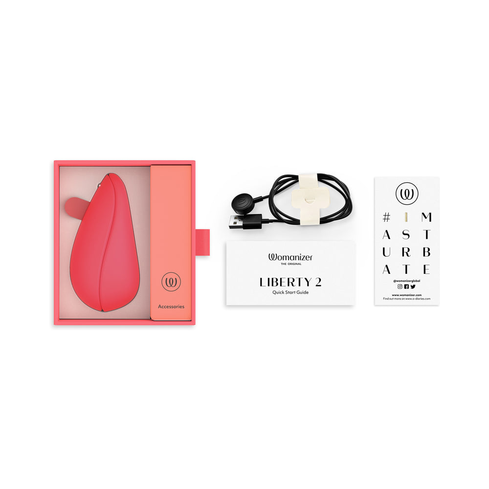 Womanizer Liberty 2 Vibrant Rose - Fantasies Boutique