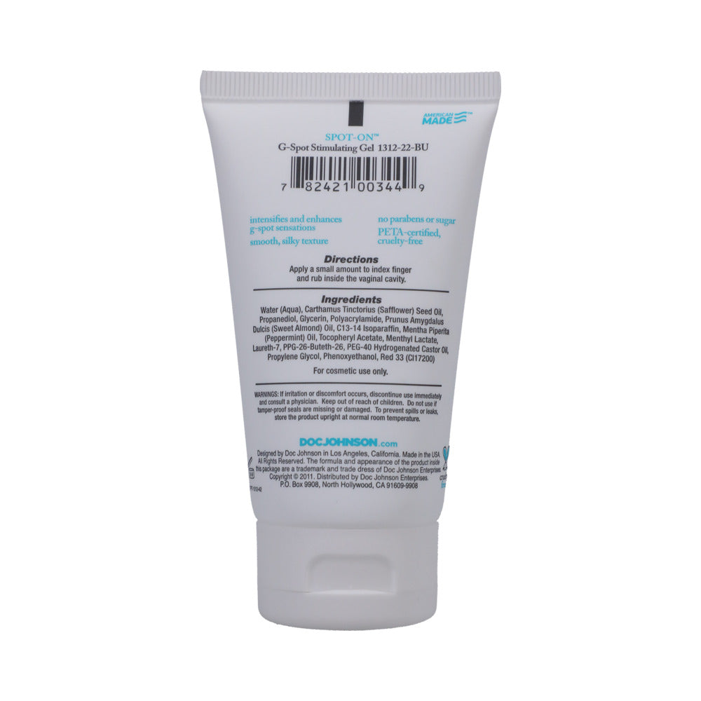 Spot-On G-Spot Stimulating Gel 2oz. - Fantasies Boutique