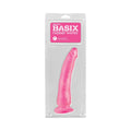 Pipedream Basix Rubber Works Slim Seven 7 in. Dildo With Suction Cup Pink - Fantasies Boutique