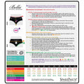 SpareParts Bella Cleavage Booty Short Harness Black Size 4XL