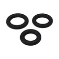 TitanMen Cushioned C-Ring 3 Piece Silicone Set Black