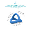b-Vibe Snug Ring Tri-Sling Silicone C-Ring