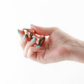 Rear Assets Petite Metal Anal Plug Rose Gold/Rainbow - Fantasies Boutique