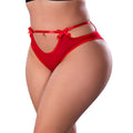 Magic Silk Holidaze Cheeky Boy Short Red Queen Size - Fantasies Boutique