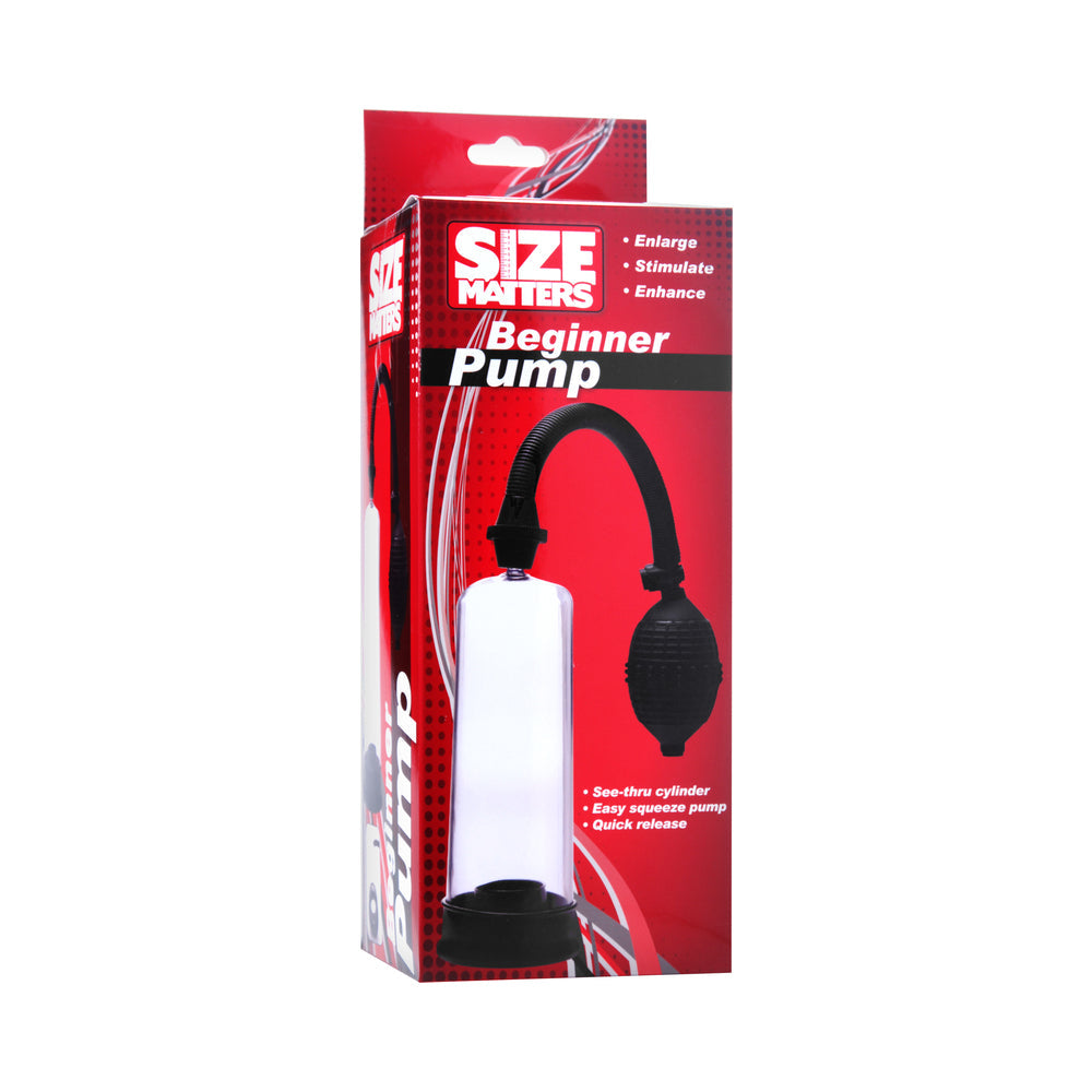 Size Matters Beginner Pump Packaged (Clear) - Fantasies Boutique